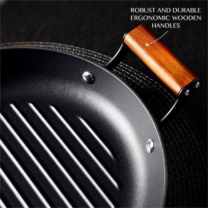 Cast Iron 6 pcs Cookware Set – Medium