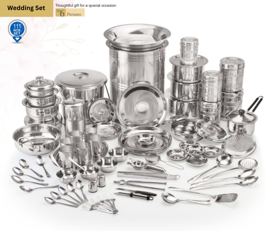 111 pcs Wedding Set - Diamond