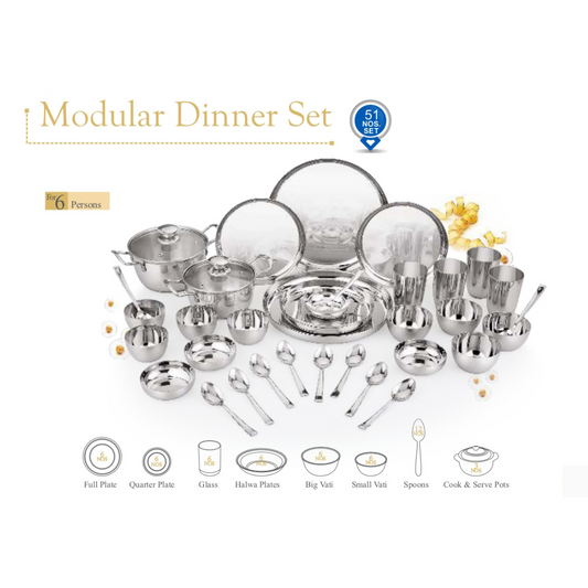 51 pcs Modular Dinner Set