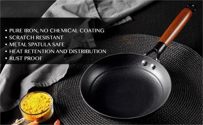 Cast Iron 6 pcs Cookware Set – Medium